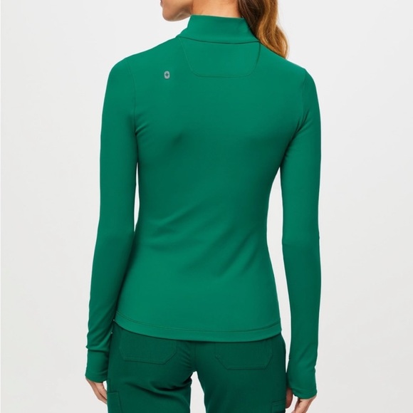 Figs Tops Figs Nwt Hunter Green On Shift Contour Knit Jacket Medium